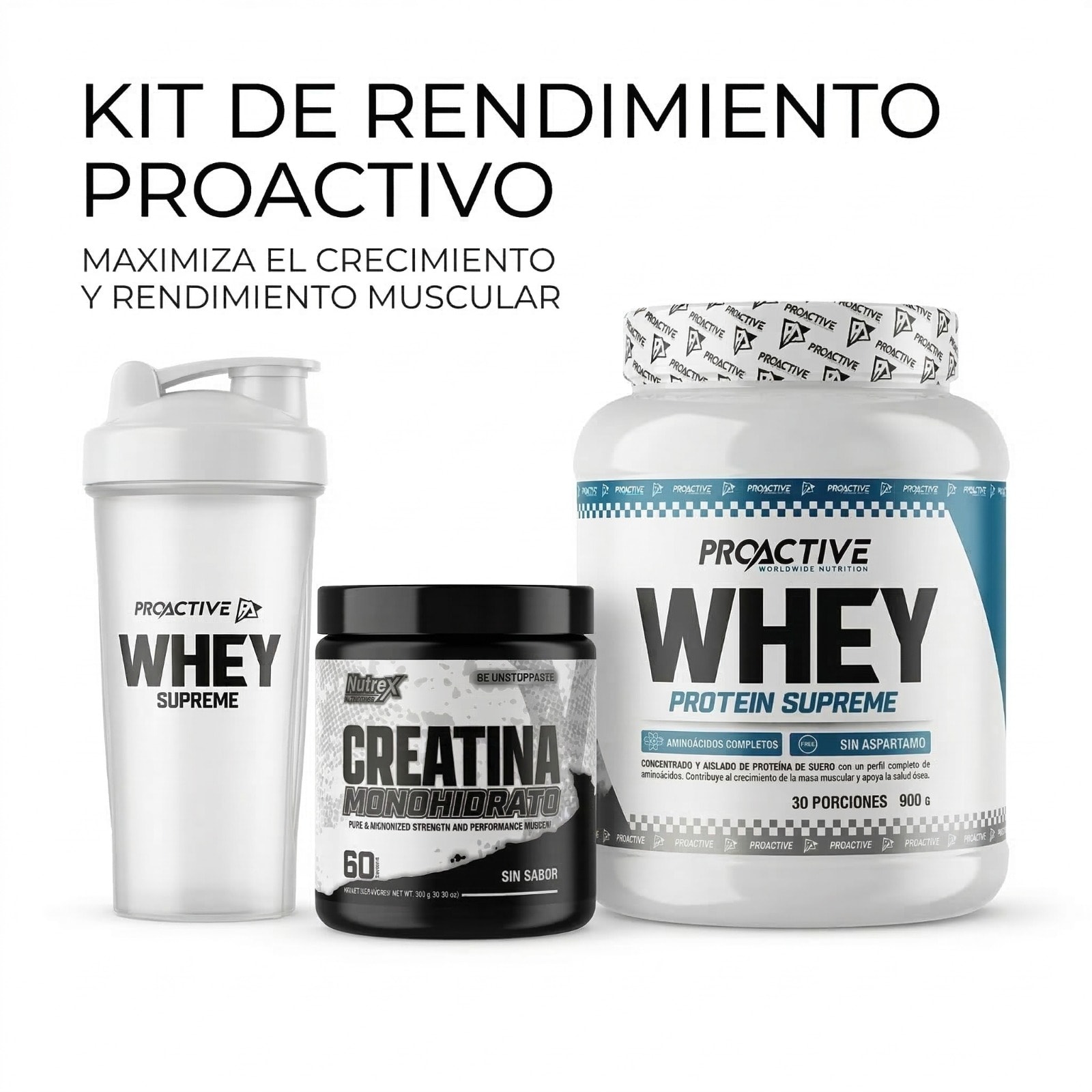 OFERTA WHEY PROACTIVE 2 LIBRAS + CREATINA NUTREX 60 SERV