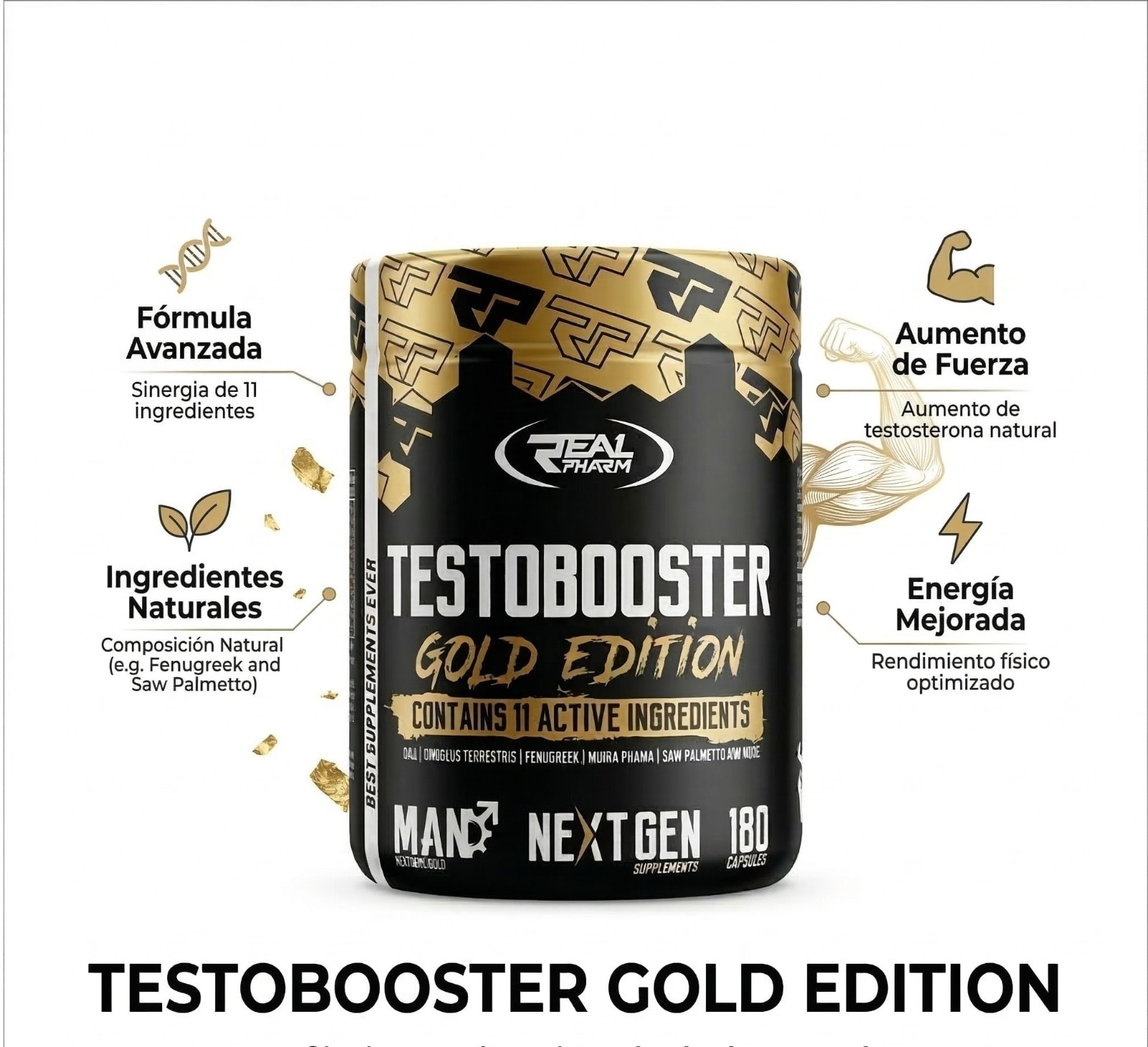 TESTOBOOSTER GOLD EDITION 180 CAPS