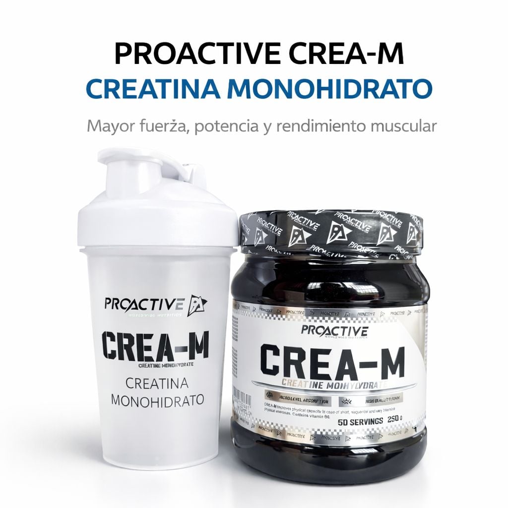 CREATINA MONOHIDRATADA 50 SERV CON SABOR Y SIN SABOR